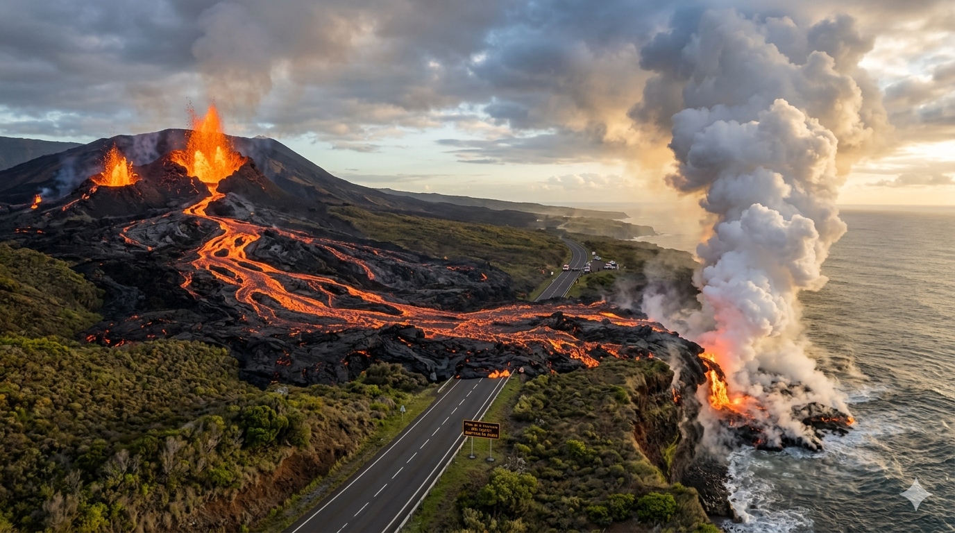 Piton de la Fournaise, Réunion