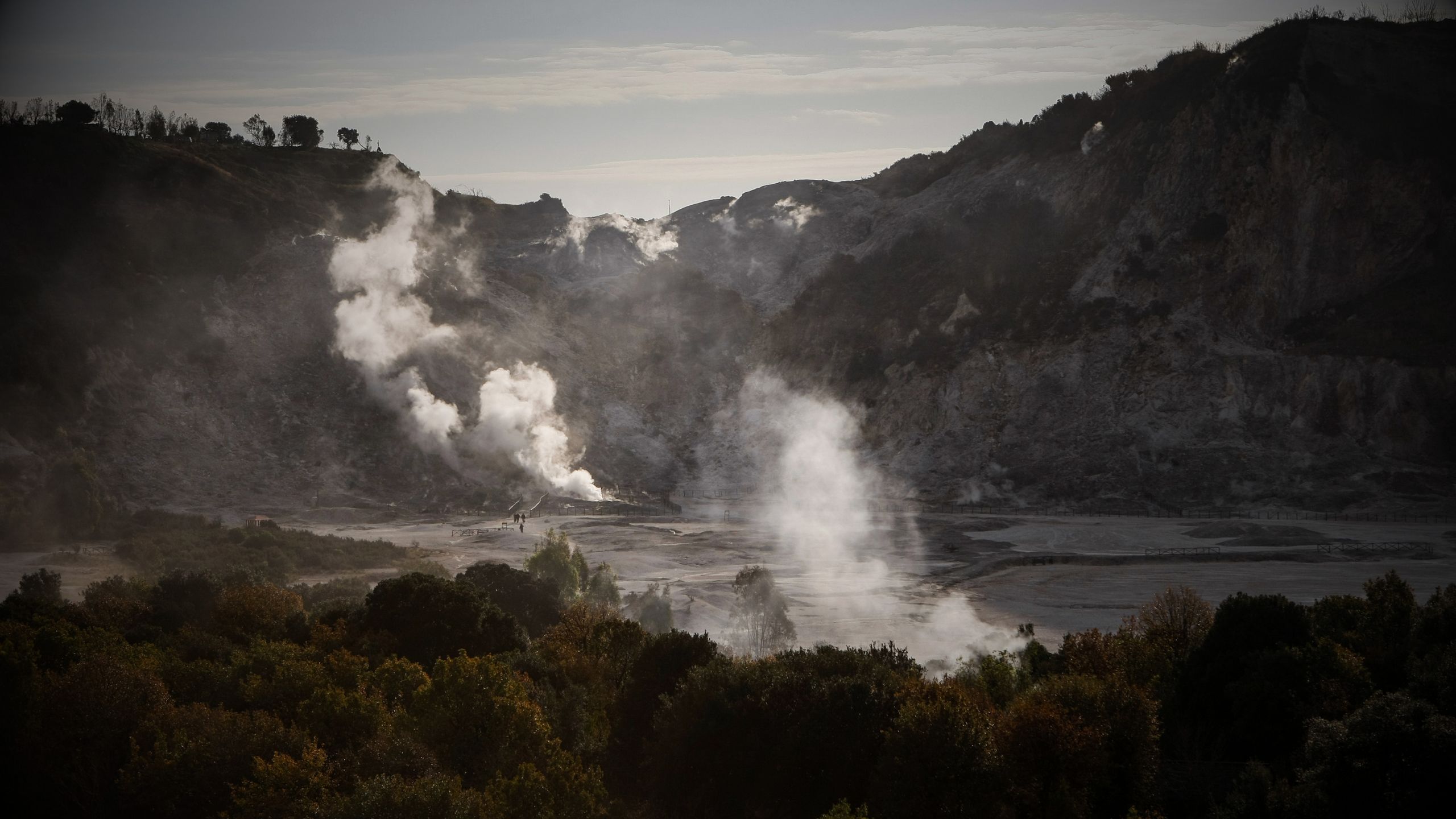 Campi Flegrei caldera near Naples