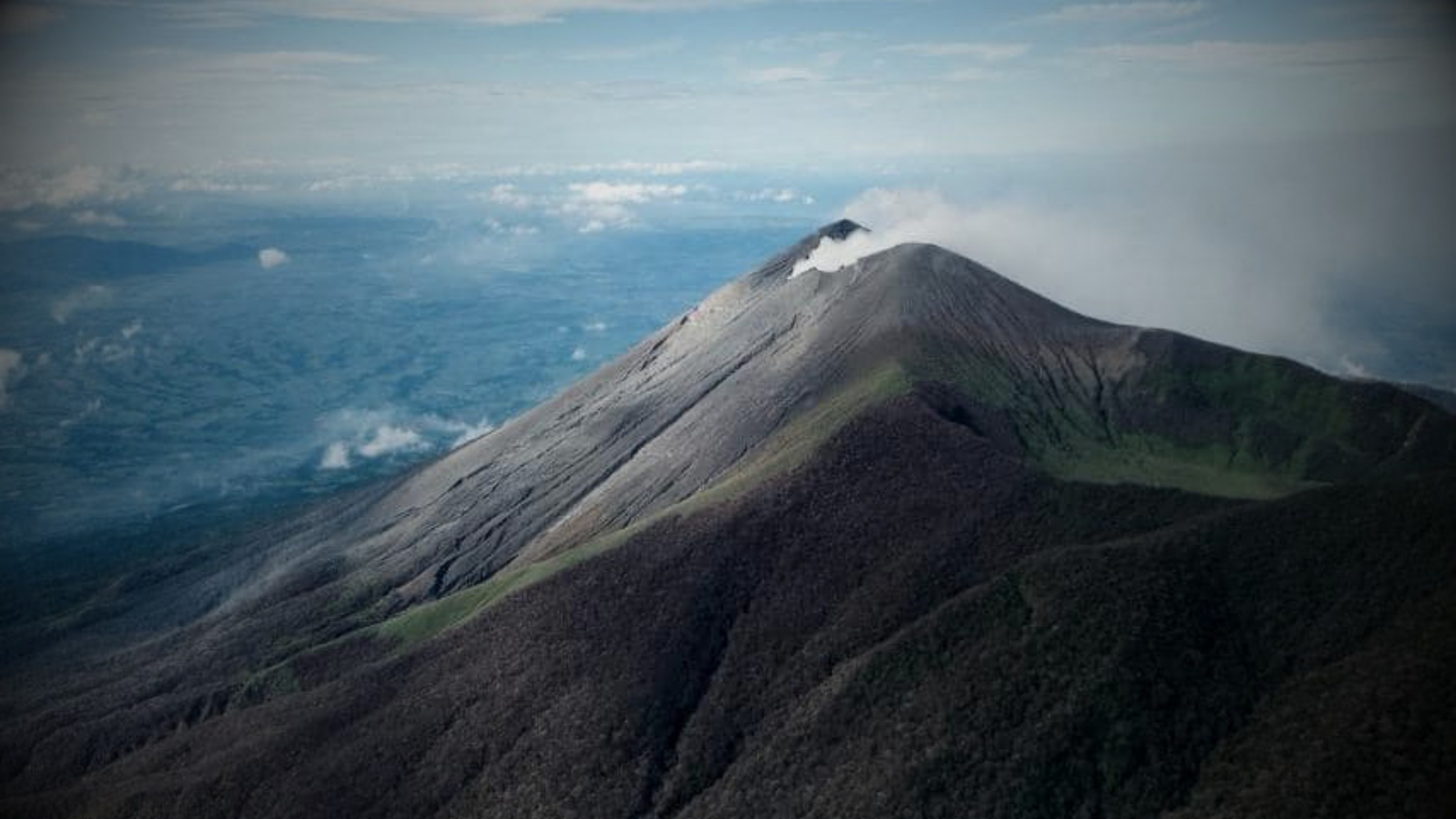 Kanlaon volcanic massif on Negros Island