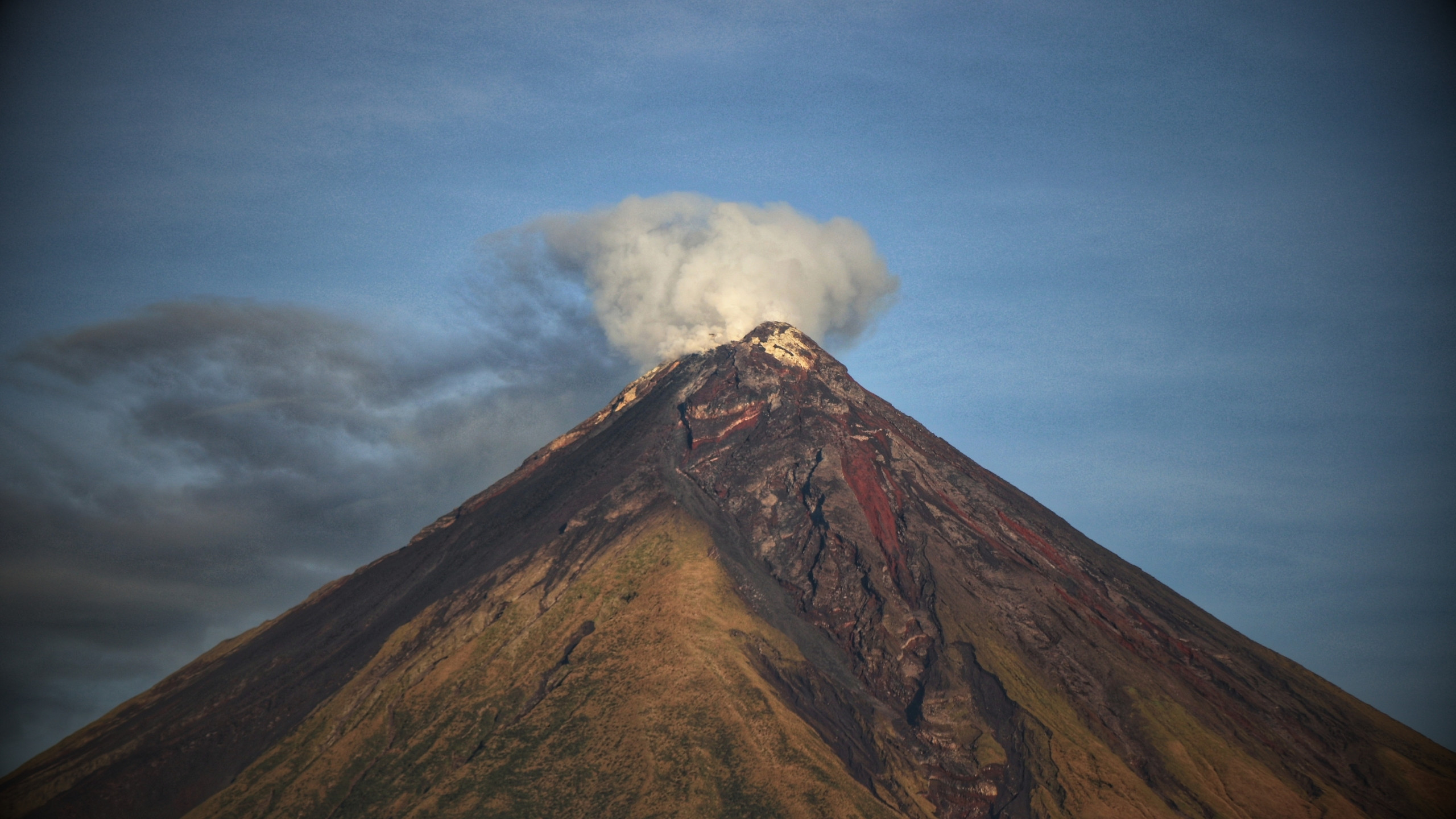 Mayon Volcano rising above the landscape of Albay